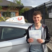 New-Driver-Gloucester-Oliver-Willetts-JSF-Driving-School-Instructor-Jim-website Congratulations to Oliver Willetts on his first time driving test pass at Gloucester Test Centre