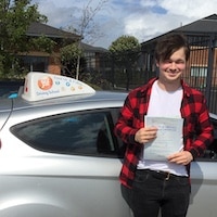 New-Driver-Forest-of-Dean-Will-Harris-JSF-Driving-School-web Smiling new driver Will Green holding his certificate next to the JSF Driving School car after passing first time in Gloucester test centre