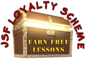 Earn free lessons loyalty scheme offer