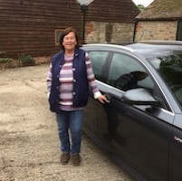 Congratulations to Hilary Renecle on successfully completing a refresher course in her new car